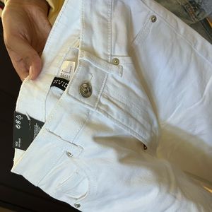 White bell bottom denim H&M for sale